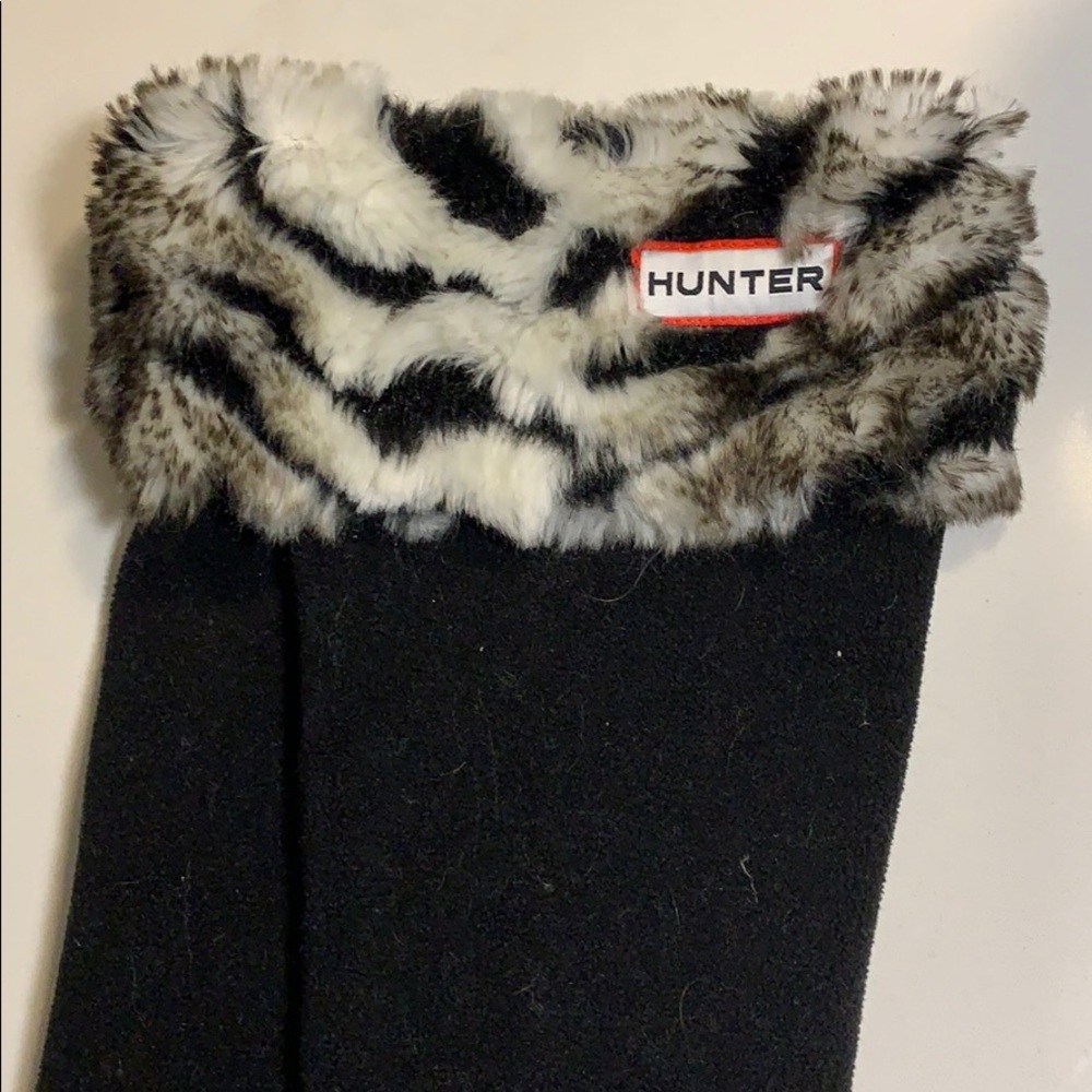 Hunter boot sock (zebra!)